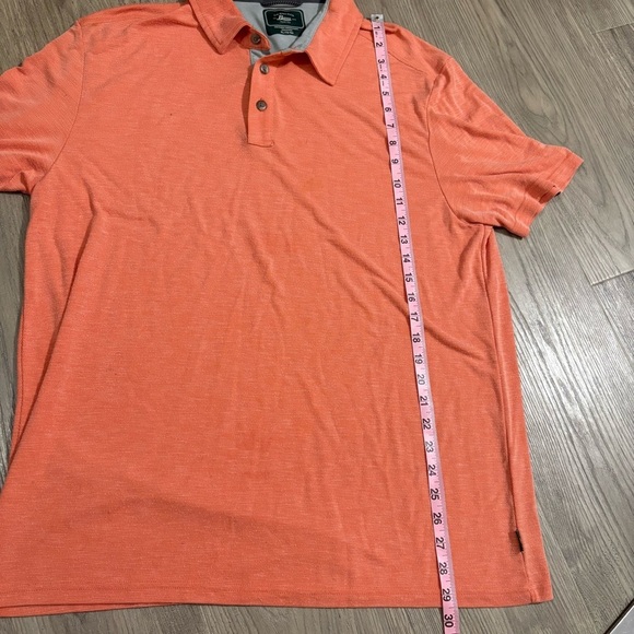 G.H. BASS & CO. Mens Orange Polo Shirt Sz XL Golf Fishing Outdoors Preppy - Picture 8 of 10
